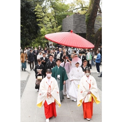 <br>【挙式】敷地内で素敵なお写真を撮ることも出来る！～先輩カップル～