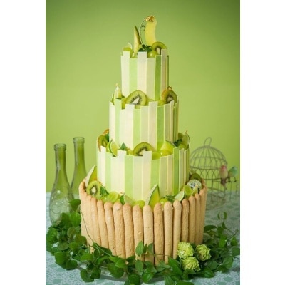 　　<br>【料理・ケーキ】パティシエと打合せをしてつくるオリジナルデザインのウエディングケーキ