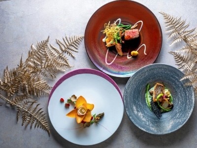 日本の四季のうつろいを一皿ずつ表現したアートのような料理