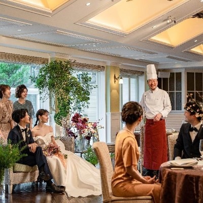 <br>【披露宴】別館「THE VIZCAYA GARDEN」／着席40～128名