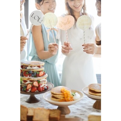 <br>【披露宴】気の置けない仲間たちとの、笑いの耐えない時間はあっという間