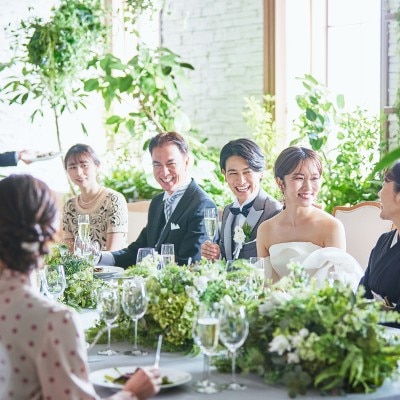 <br>【披露宴】大切なご家族と過ごす会食スタイル