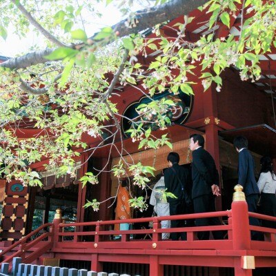 <br>【ドレス・和装・その他】提携神社で厳格な神前式