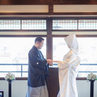 <br>【挙式】【和婚式】京都らしく、和装で挙式を。ふたりらしいオリジナル和婚式「～縁(えにし)～」／着席～100名<br><a href='/sp/wedding/people/1936/15451/' class='link2'>この先輩カップルの体験レポートを見る</a>