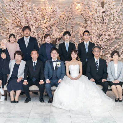 フィナーレは桜の前で集合写真。お花見感覚で盛り上がった１日となりました