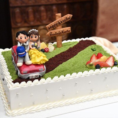  <br>【料理・ケーキ】オリジナルウエディングケーキ