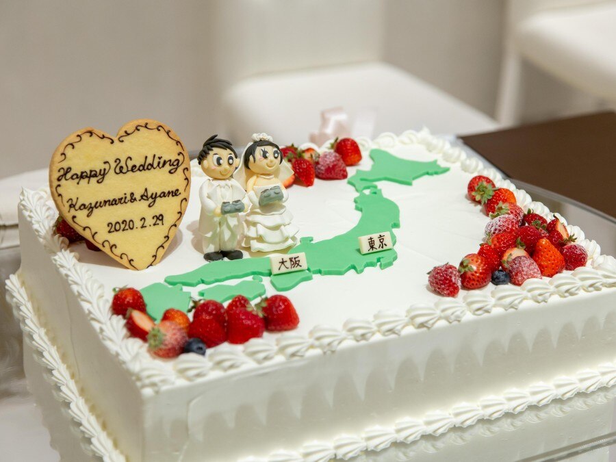 料理 ケーキ 専属パティシエとつくる 特別なウエディングケーキのフォト 写真15枚 アヴァンセ リアン 大阪 マイナビウエディング
