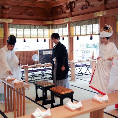 <br>【挙式】本格神社挙式のご紹介～湯島天神で挙式されたお二人です