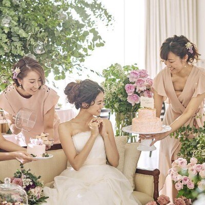 <br>【披露宴】【装飾例】大人可愛いピンクコーディネート