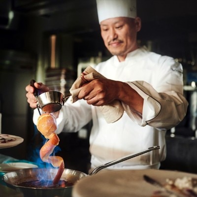 <br>【料理・ケーキ】高級食材を贅沢に利用したおもてなしの料理