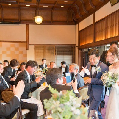 <br>【披露宴】【グランドボールルーム】京都最大級の大きさを誇る、絢爛豪華な会場／着席～170名<br><a href='/sp/wedding/people/1936/6630/' class='link2'>この先輩カップルの体験レポートを見る</a>