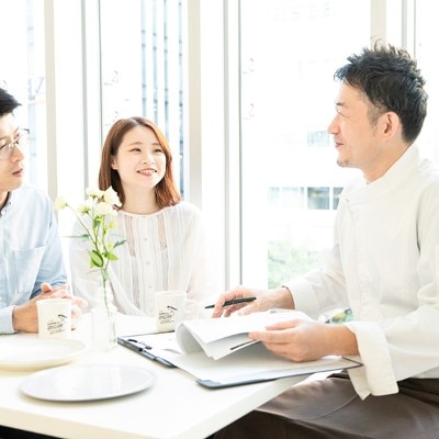 <br>【料理・ケーキ】【料理打合せ可能◎】シェフと直接相談し創り上げる、おふたりだけのおもてなしコースも