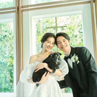 <br>【挙式】ペットも一緒に！「愛犬と一緒に」という願いに応える、家族みんな一緒のウエディング