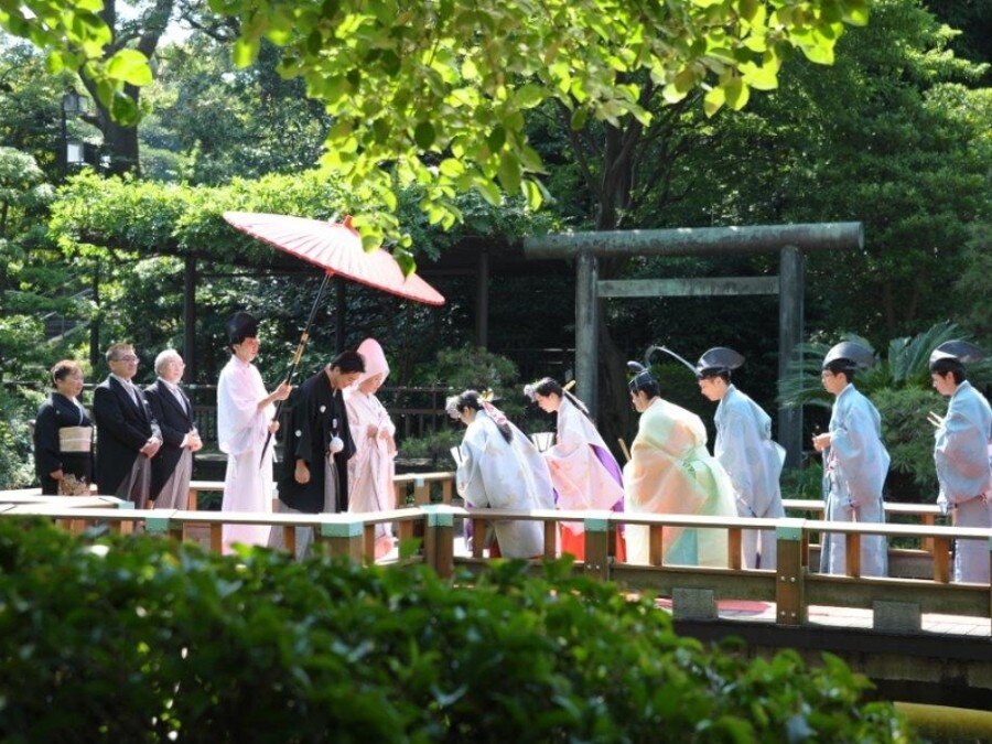 縁ある神社での神前結婚式 口コミ 体験談 東郷神社 原宿 東郷記念館 マイナビウエディング