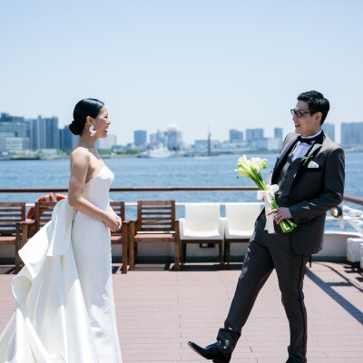 <br>【挙式】【東京湾を臨む感動的な結婚式を】<br><a href='/sp/wedding/people/4085/13122/' class='link2'>この先輩カップルの体験レポートを見る</a>