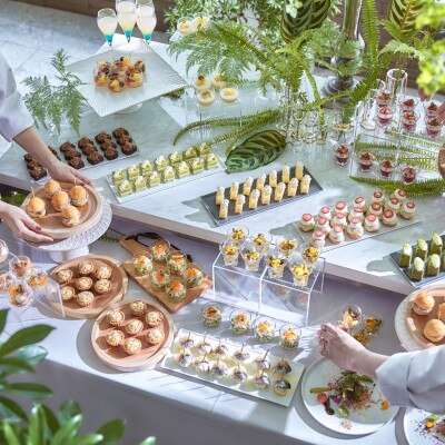 <br>【料理・ケーキ】ウェディングケーキ・デザートビュッフェ