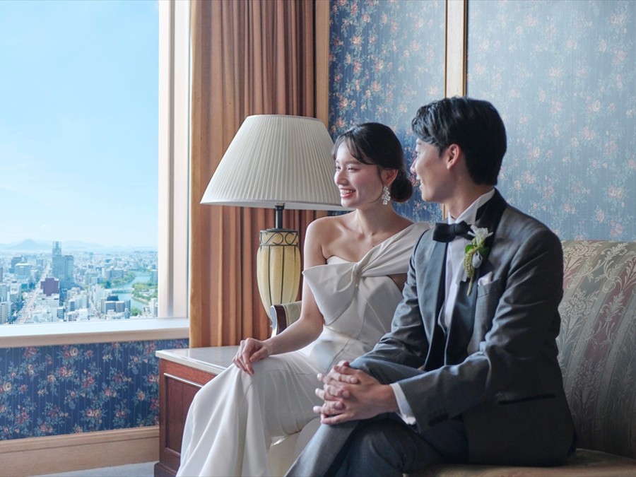 半世紀以上愛される、広島のブランドホテルならではの上質なひとときにふたりも浸って