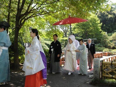 縁ある神社での神前結婚式 口コミ 体験談 東郷神社 原宿 東郷記念館 マイナビウエディング