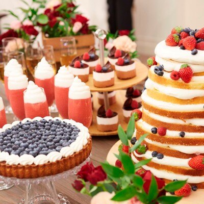 デザートビュッフェ<br>【料理・ケーキ】ウエディングケーキ