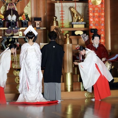 <br>【挙式】本格神社挙式のご紹介～湯島天神で挙式されたお二人です