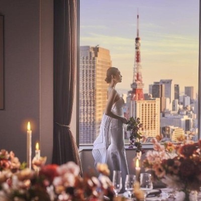 <br>【ドレス・和装・その他】リブラ～ホテル最上階の特別室からは東京タワーを一望！ご家族でのウェディングに～（～25名）