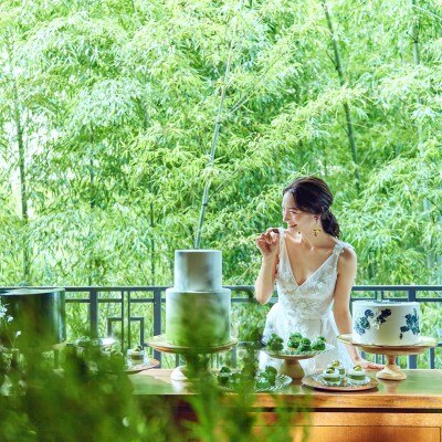 <br>【庭】一年を通して緑があふれる庭