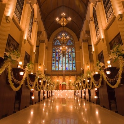 結婚式当日は「セント・マーティン大聖堂」の壮麗な空間がふたりだけのものに<br>【挙式】セント・マーティン大聖堂【～200名】