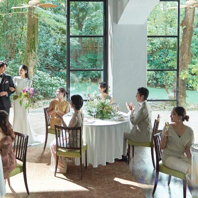 <br>【披露宴】『THE GARDEN ROOM』（1階）プライベートガーデン