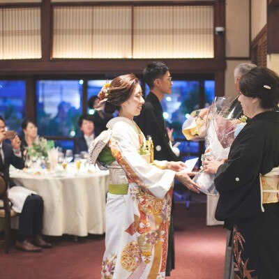 <br>【披露宴】【グランドボールルーム】京都最大級の大きさを誇る、絢爛豪華な会場／着席～170名<br><a href='/sp/wedding/people/1936/7120/' class='link2'>この先輩カップルの体験レポートを見る</a>
