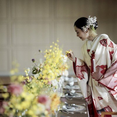 <br>【ドレス・和装・その他】専属デコレーターとつくりあげる装花
