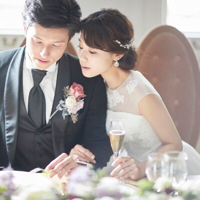 <br>【披露宴】気の置けない仲間たちとの、笑いの耐えない時間はあっという間