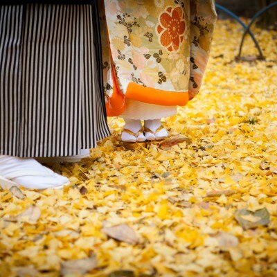 大阪城公園内を彩る「紅葉」シーズンの前撮り撮影は人気！<br>【ドレス・和装・その他】ロケーションフォト