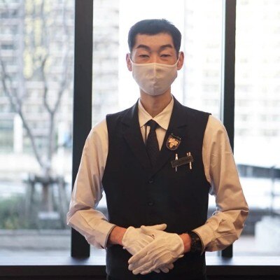 コロナ対策として、調理・サービススタッフはマスクと手袋を着用しております