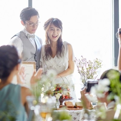 <br>【披露宴】気の置けない仲間たちとの、笑いの耐えない時間はあっという間