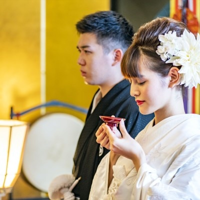 焼津神社で前撮り、挙式は館内神殿も可能。白無垢を着ても天候や移動に左右されない！