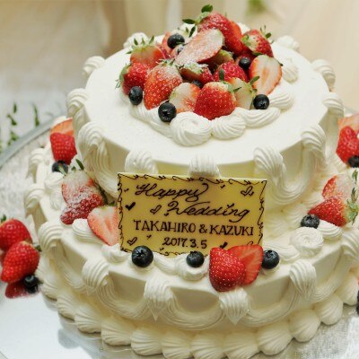 <br>【料理・ケーキ】『オリジナルウェディングケーキ』