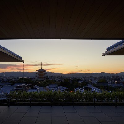 テラス<br>【外観】京都・東山中心部に位置するラグジュアリーゲストハウス