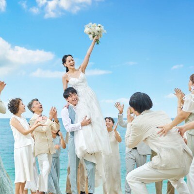 <br>【庭】沖縄随一の海の近さ！プライベート感あふれる白砂のビーチが目の前に広がる