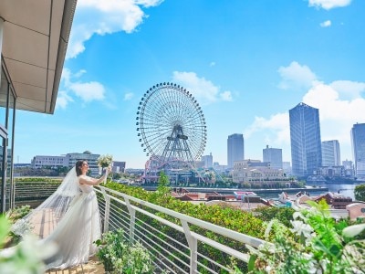 みなとみらいの景色を独り占め。ホテル内外にフォトスポットが多数