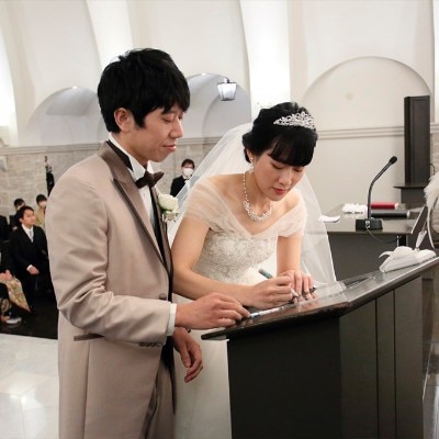 <br>【挙式】チャペル　グランデ・オラシオン<br><a href='/sp/wedding/people/27/14986/' class='link2'>この先輩カップルの体験レポートを見る</a>