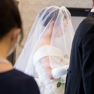 挙式本番を迎えられたお二人は後日、ご友人様と迎える結婚披露パーティーを行われるご予定です。