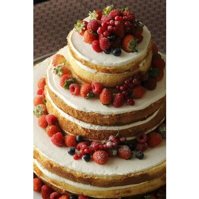 <br>【料理・ケーキ】【ケーキ】オリジナルも可能！世界に一つだけの見た目にも美しいウエディングケーキ♪