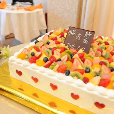 <br>【料理・ケーキ】オリジナルのウエディングケーキ