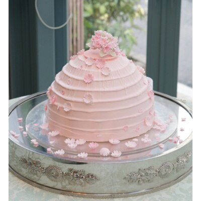 桜のケーキ<br>【料理・ケーキ】ウエディングケーキ