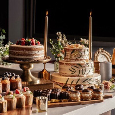 <br>【料理・ケーキ】ウェディングケーキ・デザートビュッフェ
