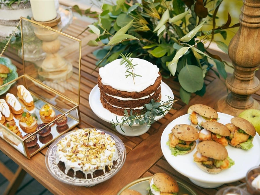 料理 ケーキ ピクニックデザートのフォト 写真14枚 鶴見ノ森迎賓館 マイナビウエディング