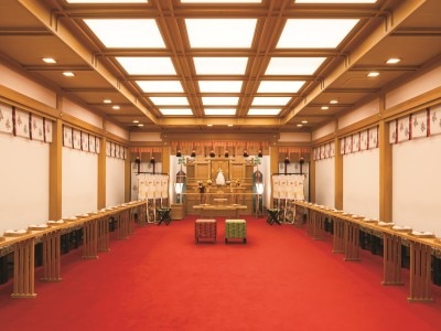 日本で初めてホテル内に神殿を設けた帝国ホテル。