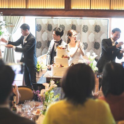 <br>【披露宴】【グランドボールルーム】京都最大級の大きさを誇る、絢爛豪華な会場／着席～170名<br><a href='/sp/wedding/people/1936/11454/' class='link2'>この先輩カップルの体験レポートを見る</a>