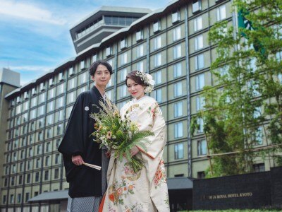 京都駅近くの上質ホテル。親子二世代、このホテルで結婚式をする方も