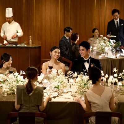 <br>【披露宴】披露宴会場　THE MARK ROOM／収容人数～100名（着席）